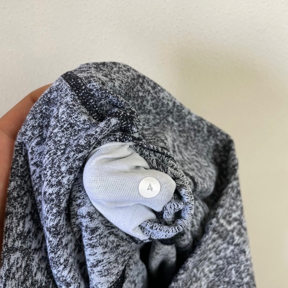 Lululemon Wunder Under Pant (Hi-Rise) Luon Spray Jacquard White Black - Picture 11 of 11